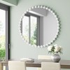 VYNXARIA 36" x 36" Round Decorative Wall Mirror, Metal Frame Wall Mounted Mirror,Vanity Accent for Bathroom Living Room,Gold - 3 of 4