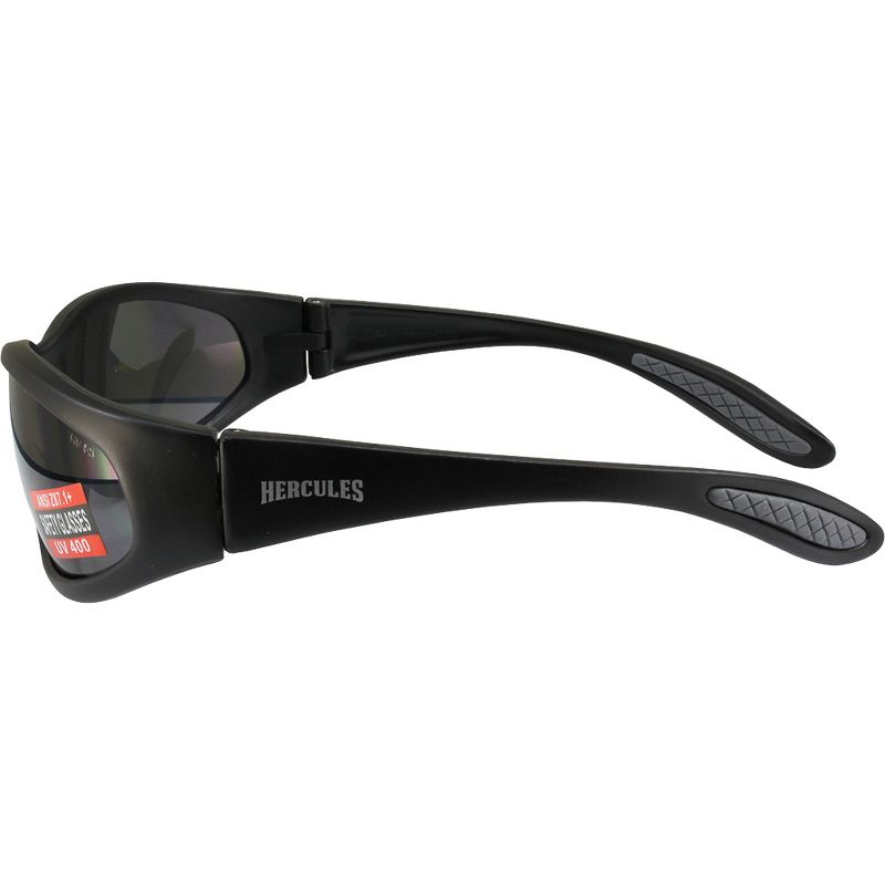 Global Vision Eyewear Hercules Safety Motorcycle Glasses with Smoke Lenses, 3 of 5