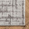Nuloom Annie Modern Crosshatch Abstract Area Rug, Runner 2' 8" x 8', Gray - 4 of 4