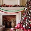 Unique Bargains Party Decorative Polyester Yarn Pom Pom Ball Garlands 3 Pcs - 4 of 4