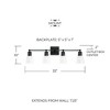 Capital Lighting Rory 4 - Light Vanity in  Matte Black - 4 of 4