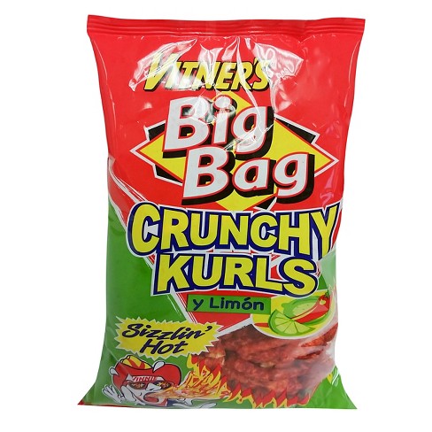 Vitner's Big Bag Sizzlin' Hot y Limon Flavored Crunchy Kurls - 8.75oz - image 1 of 1