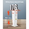 VEVOR Electric Lifting Column System, 176 lbs Lift Table, 14.2-31.1 in Height Range, Three-stage Adjustable Desk Column, Telescopic Table Leg, White - 3 of 4