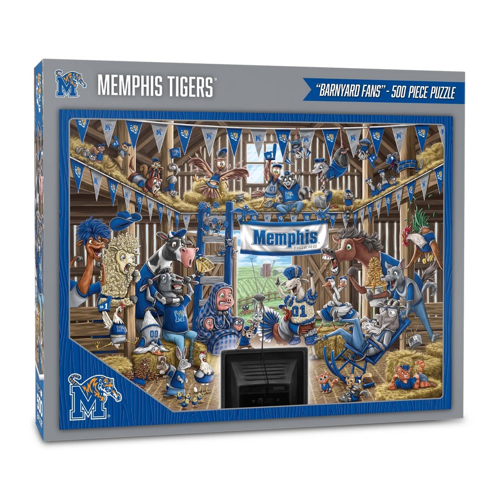 Photos - Jigsaw Puzzle / Mosaic NCAA Memphis Tigers Barnyard Fans 500pc Puzzle