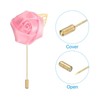 Unique Bargains Pocket Handmade Flower Lapel Pin Boutonnieres for Wedding party 24 Pcs - 3 of 4