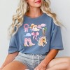 Simply Sage Market Women's Coquette Kentucky Derby Collage Short Sleeve Garment Dyed Tee - 2 of 2