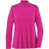 Collections Etc Easy-to-Wear Ladies Mockneck Knit Long Sleeve Top - 4 of 4