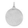 Black Bow Jewelry Sterling Silver Laser Etched Pomeranian Dog Pendant, 19mm - 3 of 4