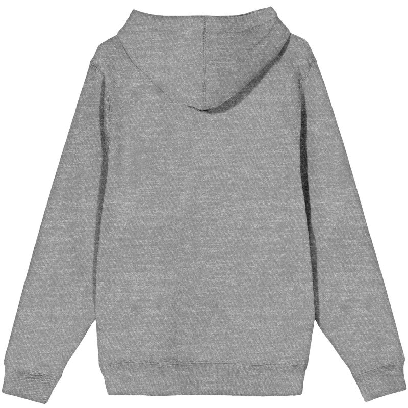 It Chapter 2 You'll Float Too Long Sleeve Gray Heather Women's Hooded Sweatshirt, 3 of 4