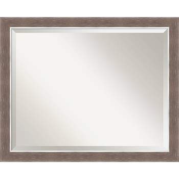 Noble Mocha Framed Bathroom Vanity Wall Mirror - Amanti Art