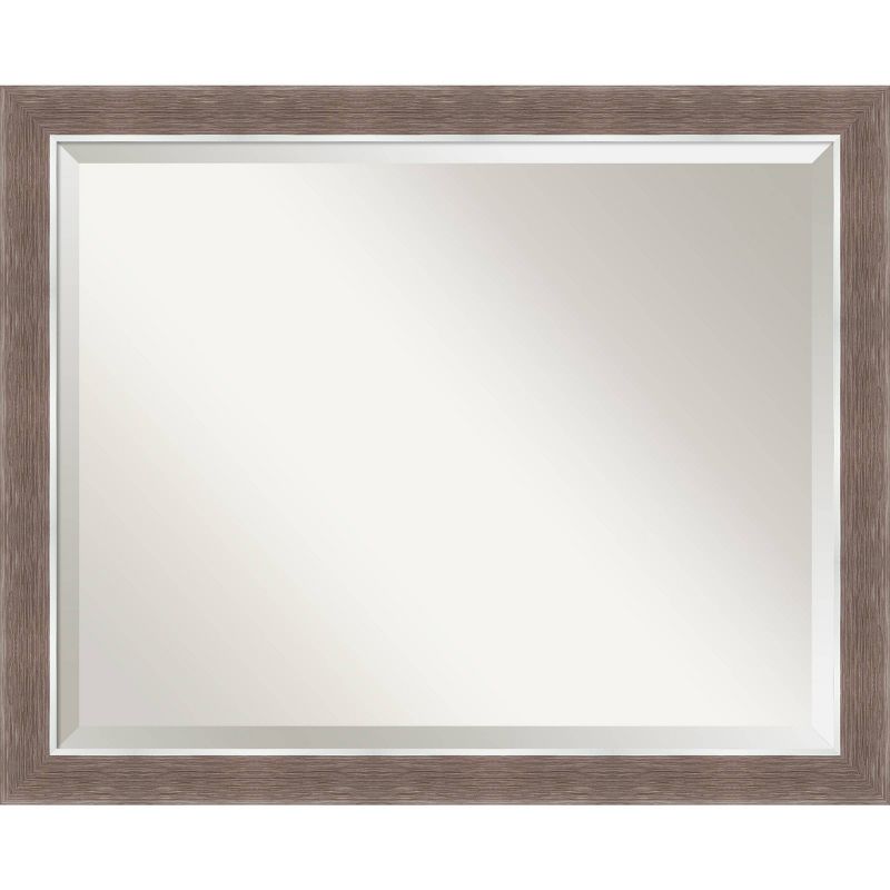 Noble Mocha Framed Bathroom Vanity Wall Mirror - Amanti Art, 1 of 8