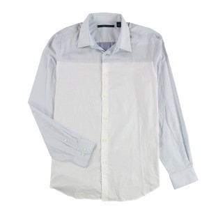 Perry Ellis Mens Colorblocked Button Up Shirt - 1 of 2