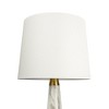 Aortzio 25"H Nordic Table Lamps,Bedside Lamp with Faux Marble Base - 2 of 4