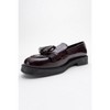 Milly - Burgundy Patent Leather Tassel Loafers | Forever & Always Shoes - 3 of 4
