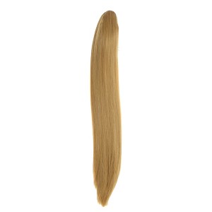 Unique Bargains Long Straight Hair Wig Hair Clips 21.65" Length 1 Pc - 1 of 4