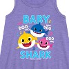 - Baby Shark - Baby Shark Family Doo Doo Doo Graphic Sleeveless Aline Dress - 2 of 4