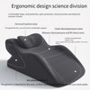 Angel Sar Ergonomic Spinal Posture Support Pillow Multi-Functional Memory Foam Bed Pillow for Leg Lumbar and Back Support, Dark Grey - 4 of 4
