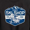 Boys' - Peanuts - Snoopy and Woodstock Ski Shop Graphic Long Sleeve Fleece Sweatshirt - 2 of 4