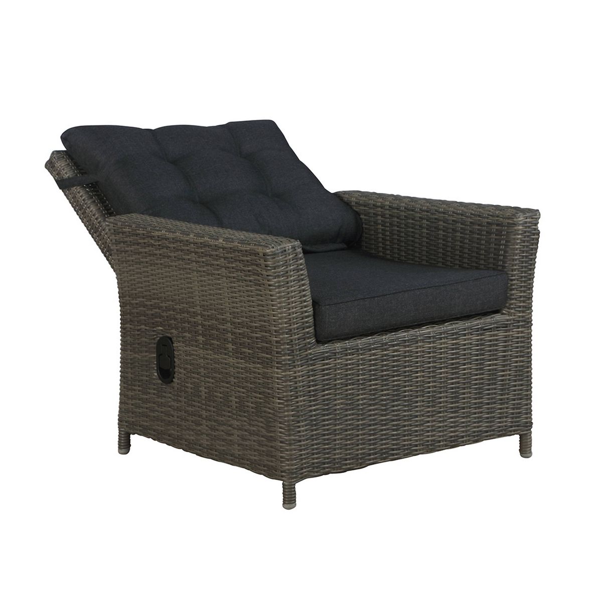 Asti 4pc Wicker Outdoor Set: Reclining Chairs & Ottomans, All-Weather, Rust-Proof - Alaterre Furniture - thumbnail 7