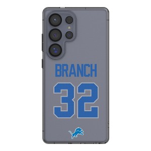 NFL Detroit Lions Players Game Tactic Clear Cell Phone Case for Samsung Galaxy - 1 of 4