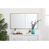 Elegant Lighting Metal frame rectangle mirror 20 inch x 36 inch in Blue - image 4 of 4