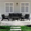 WestinTrends Avalon Outdoor 6-Piece Modular Sectional Patio Furniture Sofa Set - 2 of 4