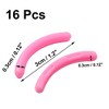 Replaceable Flexible Rubber Pad Cushion Mat for Eyelash Curler Pink 16 Pcs - 2 of 4
