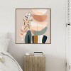 Amanti Art Balancing Shapes by Bella Eve Canvas Wall Art Print Framed - 4 of 4