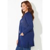 Catherines Women's Plus Size Petite Marled Sweater Cardigan - image 4 of 4