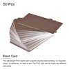 Unique Bargains Waterproof Durable ID Badge Printer Blank Plastic Cards 50 Pcs - 2 of 3