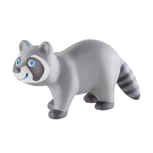 HABA Little Friends Raccoon - Chunky Plastic Forest Animal Toy Figure - 1 of 2