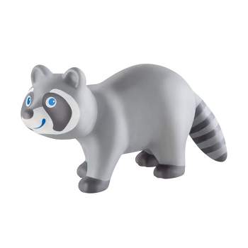 HABA Little Friends Raccoon - Chunky Plastic Forest Animal Toy Figure