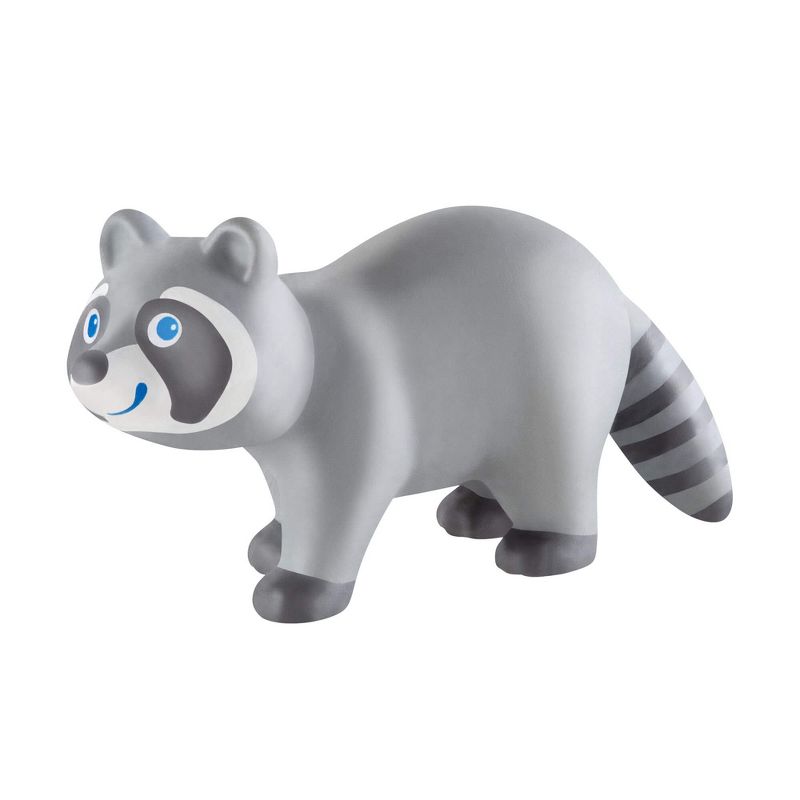 HABA Little Friends Raccoon - Chunky Plastic Forest Animal Toy Figure, 1 of 3