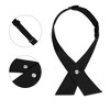 INSPIRE CHIC Women's Solid Color Adjustable Bow Tie Necktie - 3 of 4