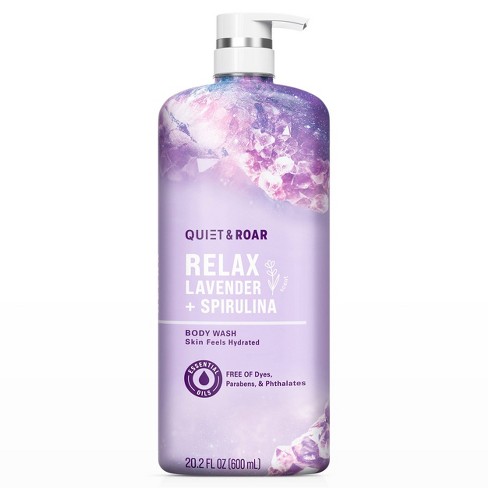 Quiet & Roar Relax Body Wash with Essential Oils - Lavender/Spirulina - 20.2 fl oz - image 1 of 4