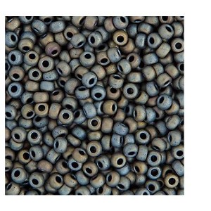 John Bead Miyuki Glass Seed Beads 11/0 (22gms), Tawny Gray Matte Metallic [DB2012] - 1 of 2
