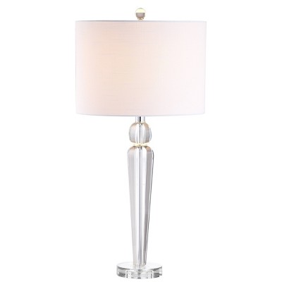 28.5" Crystal Elizabeth Table Lamp (Includes LED Light Bulb) Clear - JONATHAN Y