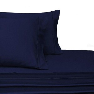 Egyptian Linens Split Top King Sheets 300 Thread Count 100% Cotton (Half Split Fitted) - 1 of 4