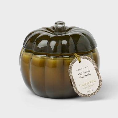 2 Wick Medium Glass Fall Pumpkin Candle Heirloom Pumpkin  Jar - Threshold™