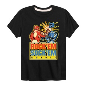 Boys' - Rock 'Em Sock 'Em Robots - Rock 'Em Sock 'Em Robots Short Sleeve Graphic T-Shirt - 1 of 4