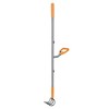 ErgieShovel 54 Inch Ergonomic Steel Garden Cultivator with D Grip Handle, 4 Tine Head Lawn Tool for Yard Work, Soil Aeration, and Weeding, Orange - 3 of 4