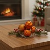 Northlight Shatterproof 3-Finish Christmas Ball Ornaments - 2.5" (60mm) - Burnt Orange - 100ct - 3 of 3