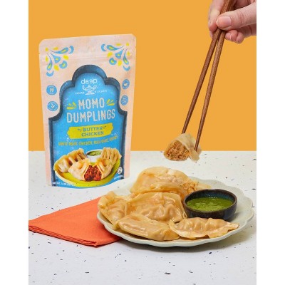 Deep Indian Kitchen Frozen Butter Chicken Momo Dumplings - 7.8oz