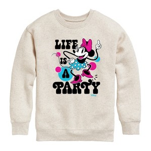 Boys' - Disney - Mickey & Friends Graphic Long Sleeve Fleece Sweatshirt - 1 of 4