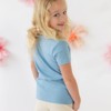 Mightly Girls Fair Trade Organic Cotton Short Sleeve Ribbed Scoop Neck Tee - 4 of 4