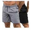 COOFANDY Men's 2 Pack Gym Workout Shorts 7 Inch Quick Dry Athletic Shorts Lightweight Running Shorts with Pockets - 4 of 4