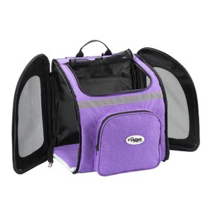 Petique Pet Backpacker, Pet Carrier for Small Size Pets, Ventilated Backpack Bag for Cats & Dogs - 1 of 4