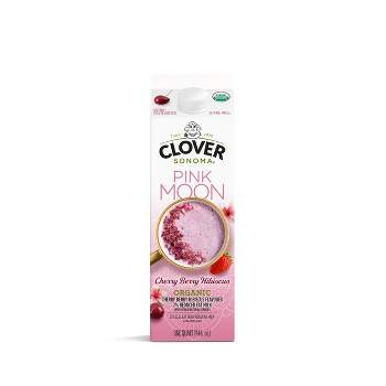 Clover Sonoma Pink Moon Organic Cherry Berry Hibiscus 2% Milk - 1qt