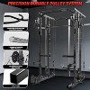 Power Cage, Smith Machine Squat Rack - 2000LB Heavy Duty for Home Gym with Pulley System/Dip Bar/LAT Pulldown Space-Saving - 2 of 4