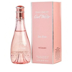 Cool Water Sea Rose By Davidoff Pear, Mandarin Orange, Musk, Cedar, Rose Women Edt Spray 3.4 Oz 2019  3.4 Oz - 1 of 1